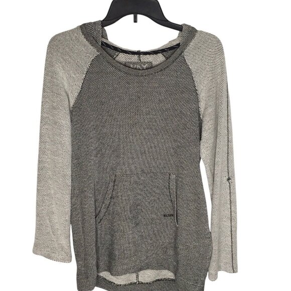 Marc New York Womens Hoodie Size Small Gray Two Tone Performance Pullover - Picture 1 of 14